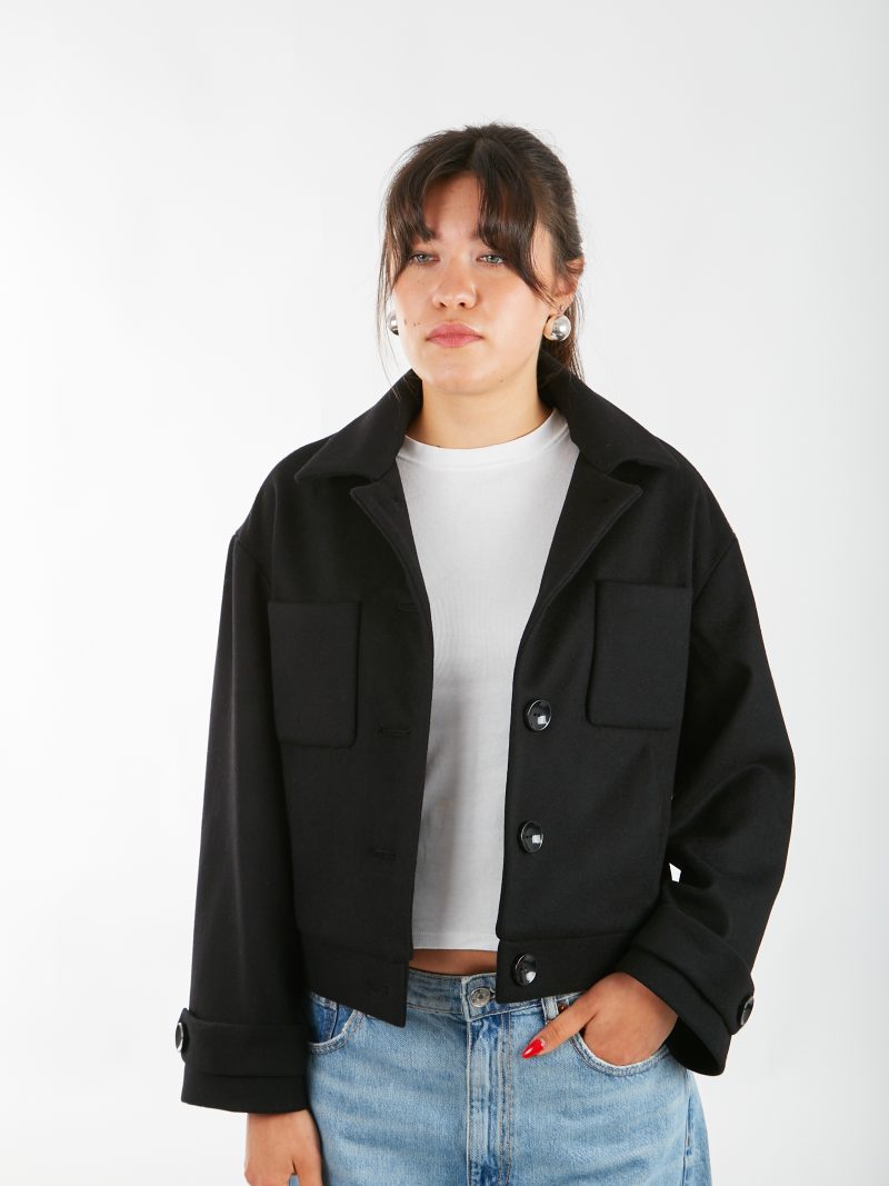 Дамско Вълнено късо яке Terry jacket
