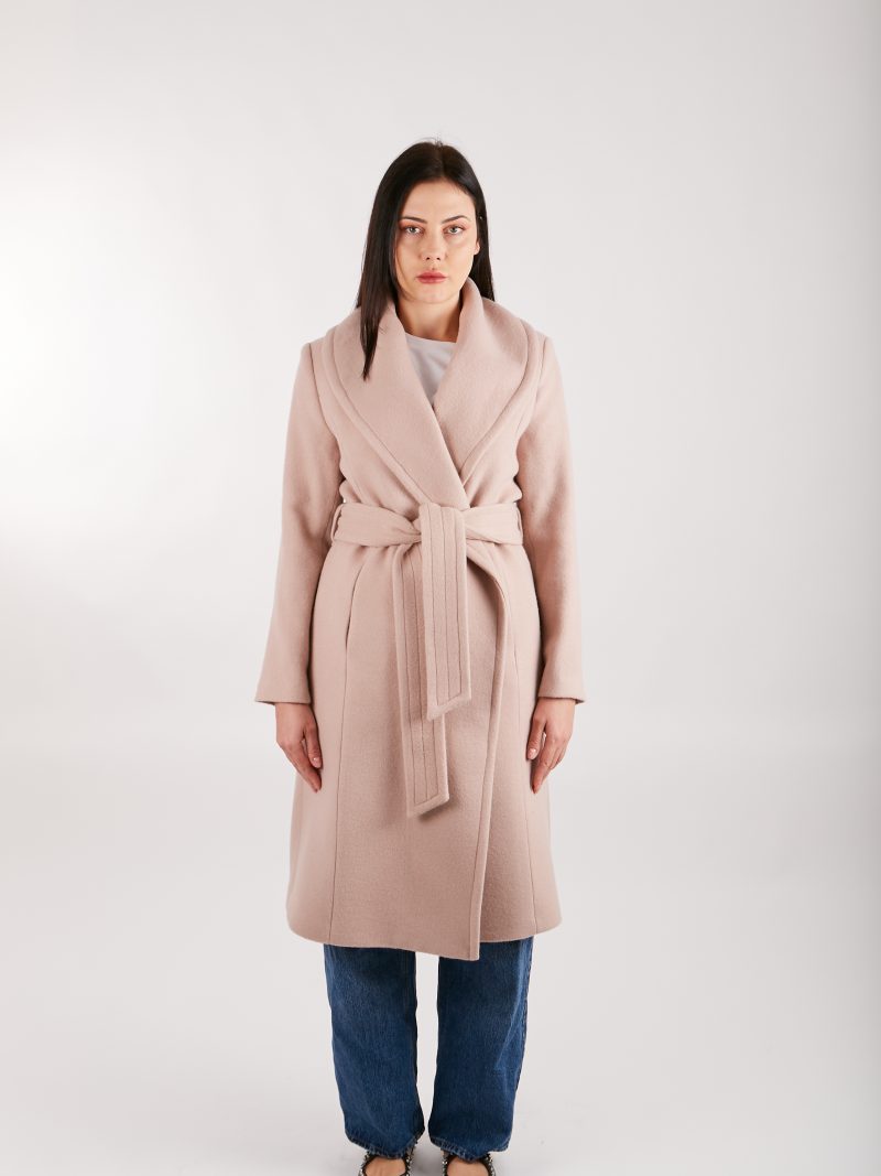 Дамско Палто James coat - Нюд