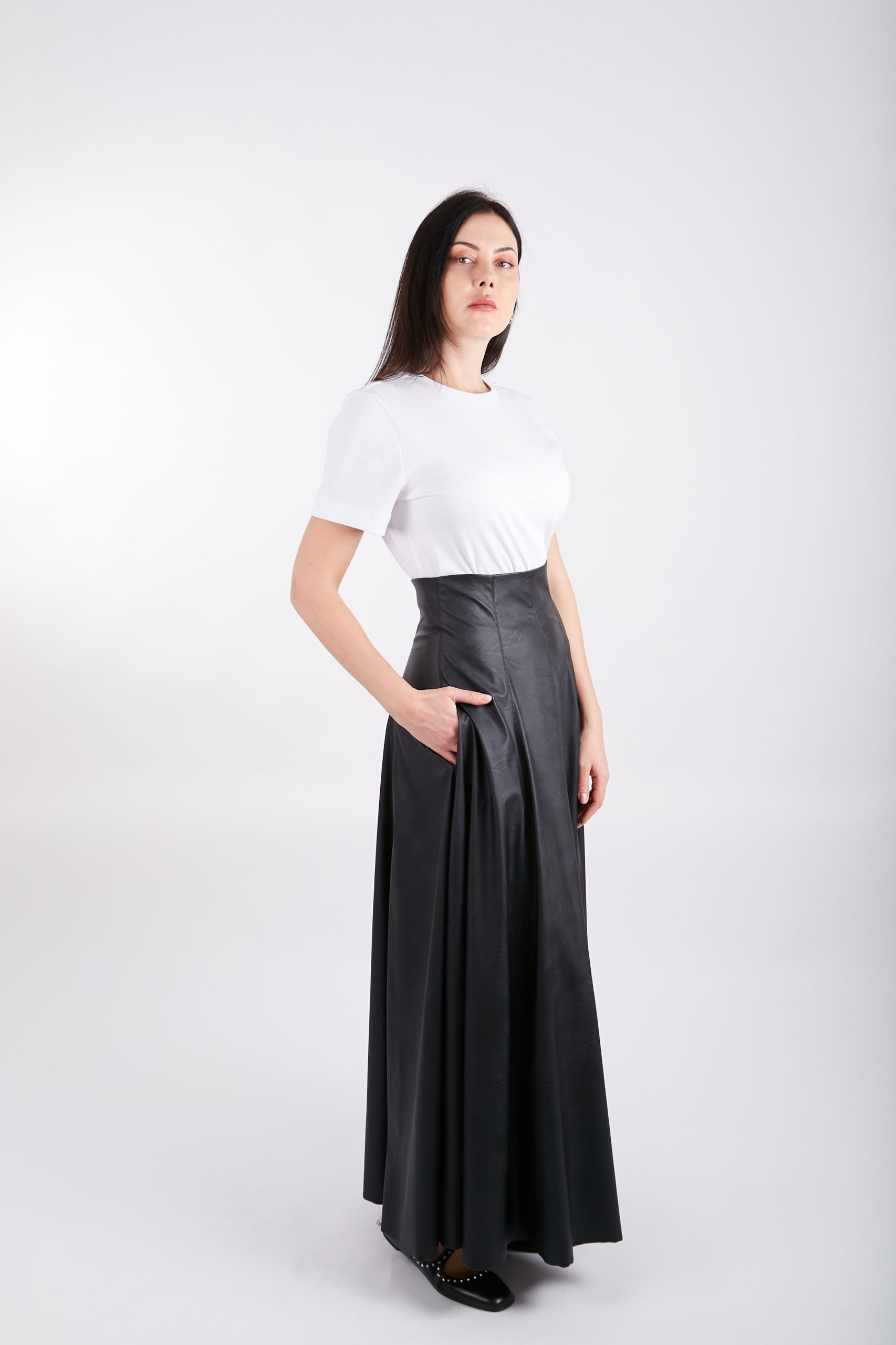 Кожена Пола Bea skirt от Еко Кожа Кожена Пола Bea skirt от Еко Кожа