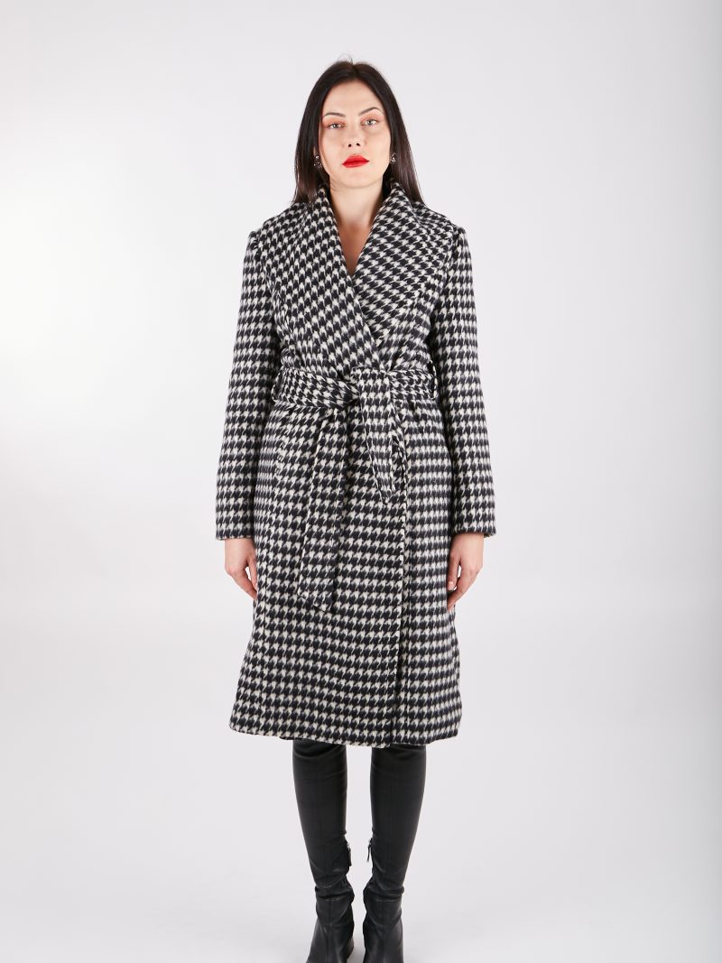 Дамско Палто James coat - Пепит