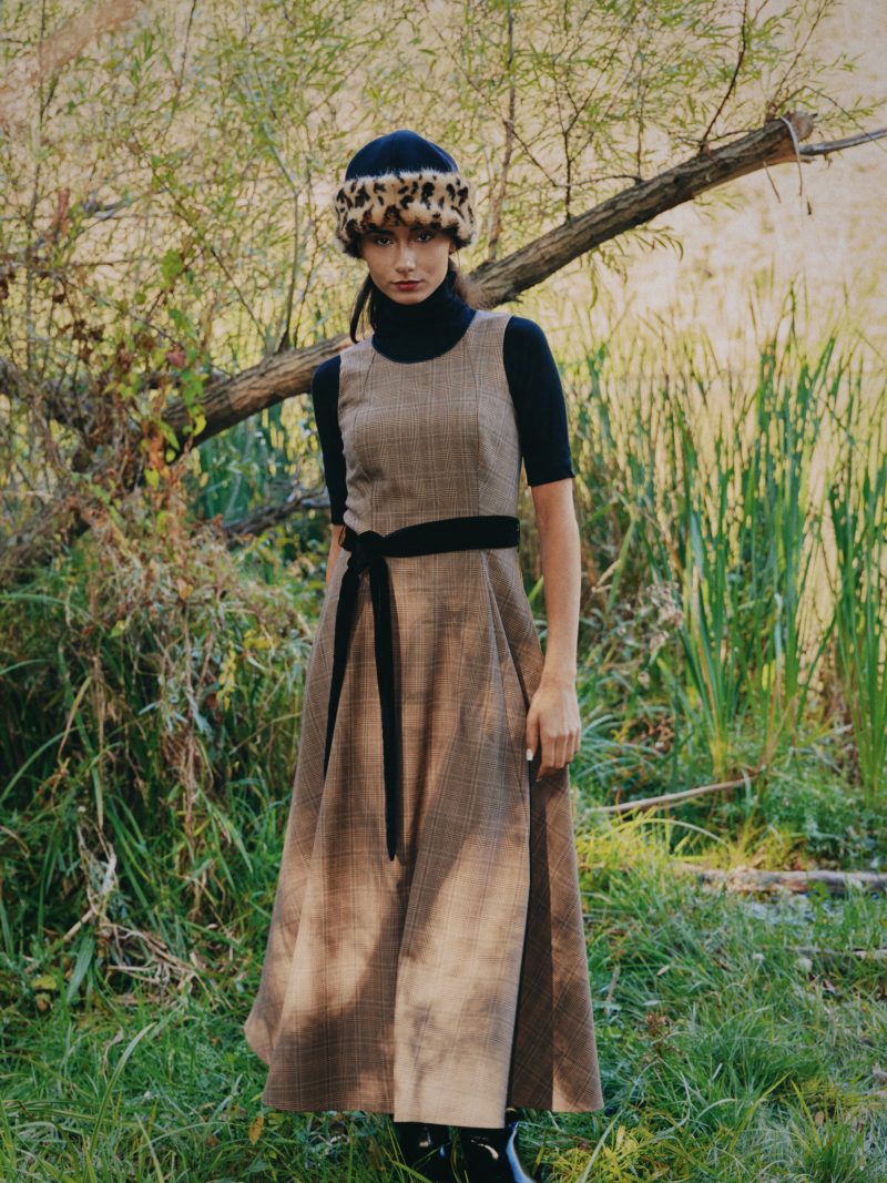 Рокля Amy Maxi dress Tartan
